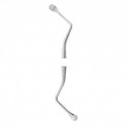 Ложка кюретажная Lukas, 4,0 мм, изогнутая, AGILE