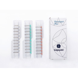 Энсмарт Пин набор (30 шт), силиконовые полиры, 3 абразивности, диск, пин сталь, Кагаяки (Kagayaki Ensmart pin)