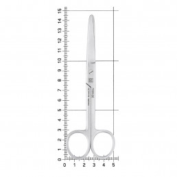 AC 011/14 Ножницы стандартные хирургические изогнутые, 14,5 см, NOPA