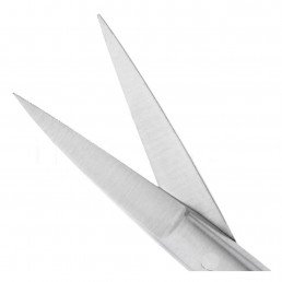 19-14 Ножницы хирургические прямые Kelly, 160 мм, зубчатые