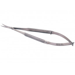 07-172 PRO Ножницы микрохирургические изогнутые Castroviejo, 150 мм (1шт) AGILE