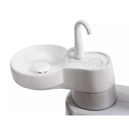 Стоматологическая установка S30 с верхней подачей инструментов, сенсорной панелью управления, стационарным гидроблоком (цвет синий), SIGER