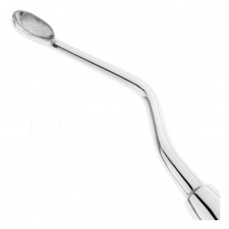 25-10 Ложка кюретажная Hemingway, овальная, 4,0 мм, изогнутая