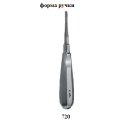 720/6 Элеватор 34 S Seldin, прямой (с желобком), AGILE