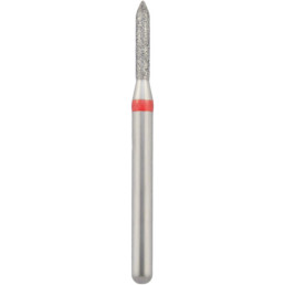 Бор алмазный 884-012F-FG (1шт) форма цилиндр остроконечный, мелкое зерно, NTI