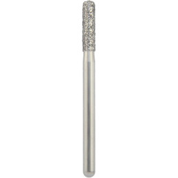 Бор алмазный 836KR-016M-FG (1шт) форма цилиндр круглый кант, среднее зерно, NTI
