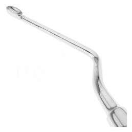 25-8 Ложка кюретажная Hemingway, овальная, 2,0мм, изогнутая