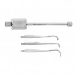 16-4 Коронкосниматель ручной nach Morell, односторонний, в комплекте 3 насадки