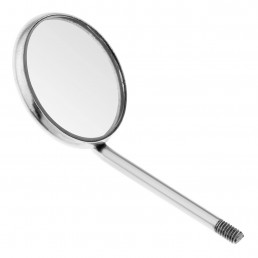 23-3 Зеркало стоматологическое, увеличивающее, №4, 22 мм, 12 штук в упаковке