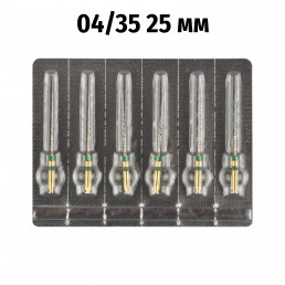 Файл SC машинный 25мм 04/35 (6шт) с памятью формы SOCO (СОХО)