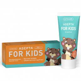 Зубная паста детская АСЕПТА® KIDS 4-8 Тутти-фрутти (50 мл), ASEPTA