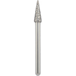 Бор алмазный 852-023M-FG (1шт) форма конус, остроконечный, среднее зерно, NTI
