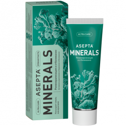 Зубная паста АСЕПТА® Реминерализация и отбеливание (75 мл)
