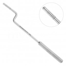 40-83 Остеотом изогнутый bajonett, 3,8 мм, вогнутый кончик, 6-8-10-12-14-16 мм