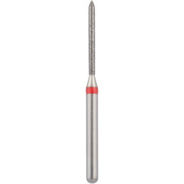 Бор алмазный 886-010F-FG (1шт) форма цилиндр острый, мелкое зерно, NTI