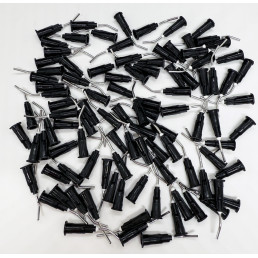 Канюли чёрные (100 шт) 1 мм 18G, для жидкотекучих композитов