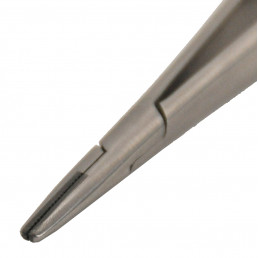 Иглодержатель микрохирургический прямой Castroviejo, 140 мм, карбид-вольфрамовые вставки (1шт) AGILE