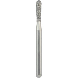 Бор алмазный 830L-014M-FG (1шт) форма грушевидный длинный, мелкое зерно, NTI