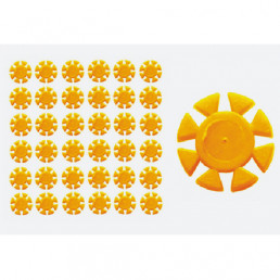 Счётчики использования инструментов (100 шт), жёлтый, Kagayaki (Кагаяки)