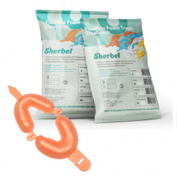 Ложки для фторирования Шербет, размер XL (Оранжевые) (50шт) SHERBET StaiNo