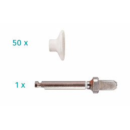 Энсмарт (50 шт + 1 мандрель), силиконовые полиры, грубый, диск, Кагаяки (Kagayaki Ensmart)