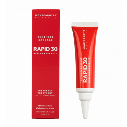 Зубной гель-бандаж RAPID 30 Красный грейпфрут, хлоргексидин 0,3% (30 мл) Montcarotte