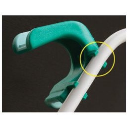 Прикусной блок LogiBlock, L(зеленый) С ДЕРЖАТЕЛЕМ слюноотсоса, для удержания рта пациента (1ш) (США)