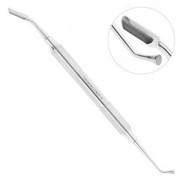 40-72 Инструмент для внесения костного материала, штопфер 4,0 мм, лопатка изогнутая 13,0 ммх 6,0 мм