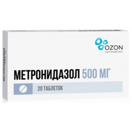 Метронидазол таблетки (500 мг) (20 шт) Озон