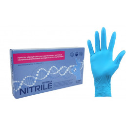Перчатки нитрил, 100шт, Голубые MediOk XS(5-6)