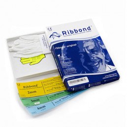 Риббонд Ассорти (3 ленты по 22 см, шириной 2, 3, 4 мм, толщиной 0,35 мм) Для шинирования (без ножниц) Ribbond 