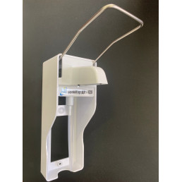 Локтевой дозатор, настенный (ДУ-020)  - для жидкого мыла и кожных антисептиков, БелАсептика