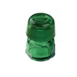 Емкость стеклянная круглая, цв. Зеленый (10 мл) с крышкой (1шт) DiaDent (Medicament Bottles (Round)