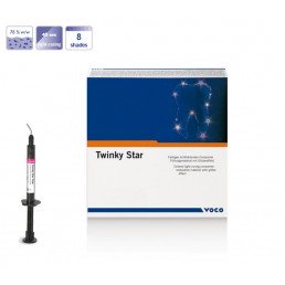 Твинки Стар Флоу Розовый (1шпр*2гр) Цветной жидкотекучий пломбир. материал для детей VOCO (Twinky Star Flow)