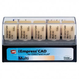 Блоки Импресс IPS Empress CAD CEREC/inLab Multi Размер C14L, Цвет A3,5 (5шт) для CAD/CAM IVOCLAR (Импресс директ церек/инлаб Мульти)
