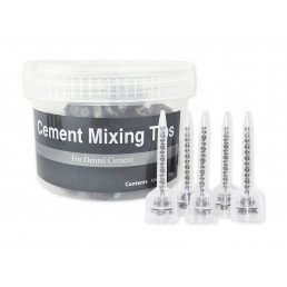 Смесители прозрачные (для карт 1:1= EsTemp, EsTemp Implant) 50шт/уп, Spident(Cement Mixing Tips)