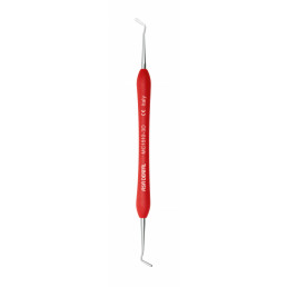 Гладилка для реставраций (MC1510-3D Magic Color) Красная, с пластиковой ручкой, ASA Dental