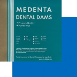 Листы для коффердам, Синие средние, Medenta (36 шт)