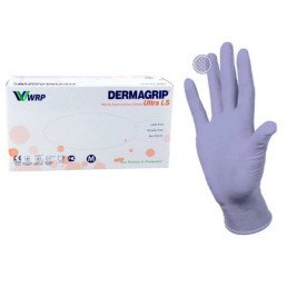 Перчатки нитрил, 200шт,  Фиолетовые DERMAGRIP Ultra LS, M(7-8) Дермагрип