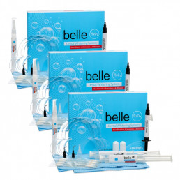 НАБОР 3 х Бэль Max Bleach+Activator (39%) (1 реминерал.,1 кофф.) набор для отбеливания с лампами и без ламп на 4х пациентов, Belle