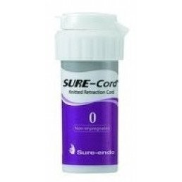 Sure-Cord №0 (254см) ретракционная нить без пропитки (1шт) SURE-ENDO (СуреКорд)