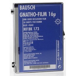 Копирка фольга BAUSCH 16мик. ВК173 прямая (50 листов) синяя односторонняя (100мм*70мм)