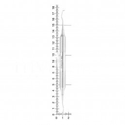 26-36B Кюрета Gracey, форма 1/2, ручка DELUXE, ø 10 мм — фото №4