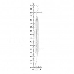 26-37A Кюрета Gracey форма 3/4, ручка CLASSIC, ø 10 мм