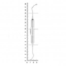 40-09 Распатор для синус-лифтинга K04, ручка DELUXE, ø 10 mm