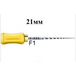 ПроТейпер ручной 21 мм F1 (6 шт/уп) Желтый, Dentsply