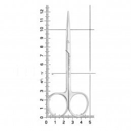 19-25 Ножницы хирургические прямые Metzenbaum, 120 мм, тупой кончик — фото №4