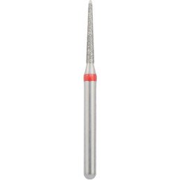 Бор алмазный 851-010F-FG (1шт) форма конус круглый атравматичный, мелкое зерно, NTI