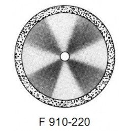 DISC F 910/220       (0,30 mm) двухст.край