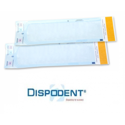Пакеты для стерилизации Dispodent 190мм/358мм (уп 200шт)  самозапечатывающиеся (бумага/пленка)